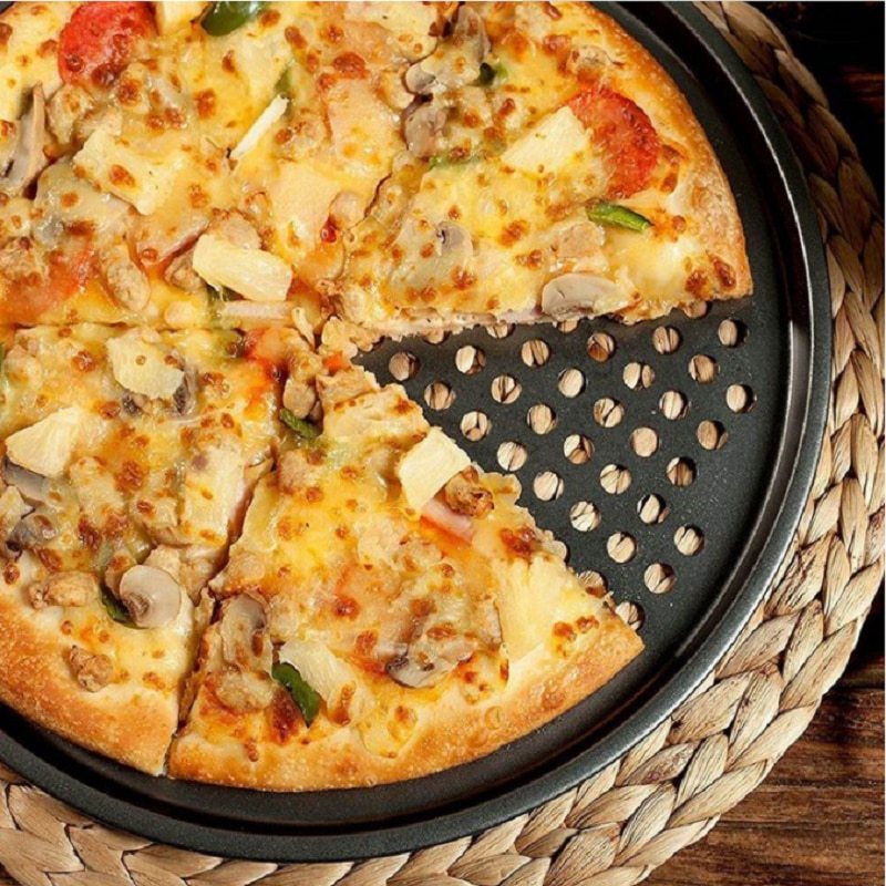 Home Ventilated Non-stick Professional Pizza Pan Baking Pan