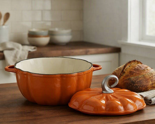 pumpkin dutch oven for artisan bread