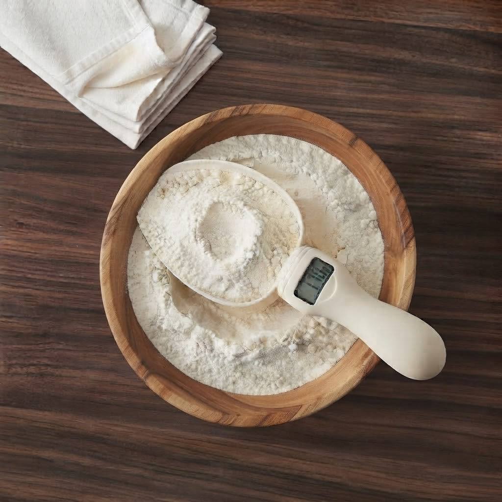 Smart measuring spoon scale for precise kitchen ingredient weighing