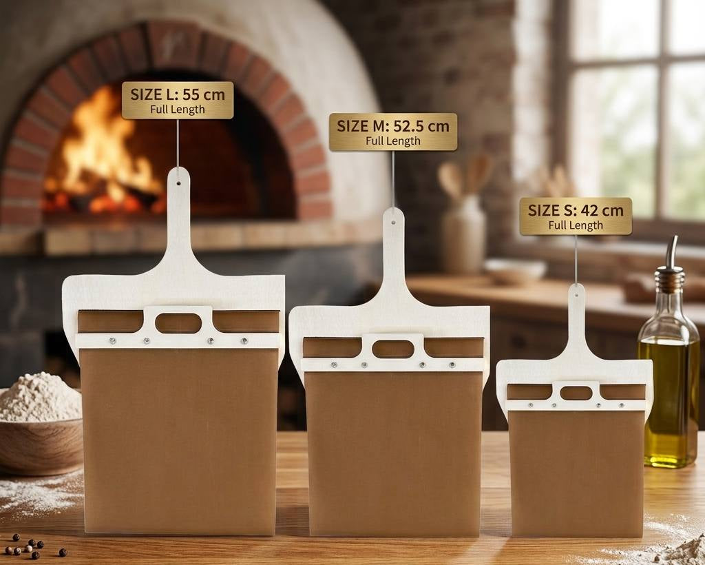 3 sizes sliding pizza peel board for homemade pizza baking