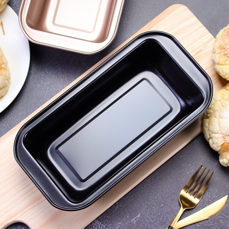 Rectangular loaf pan for sandwich bread baking