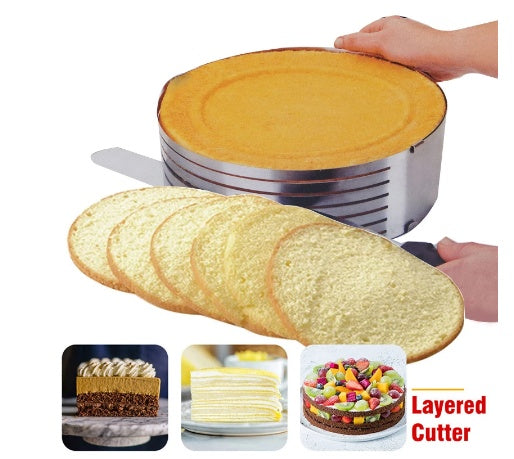 Cake leveler ring for even cake layers
