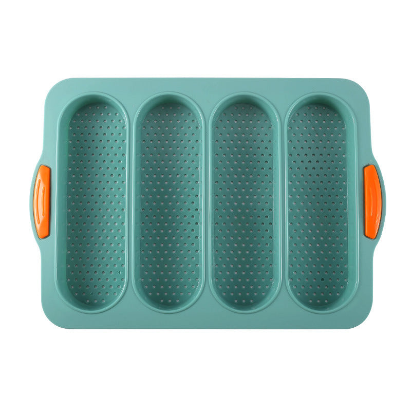 Reusable silicone loaf mold for artisan bread