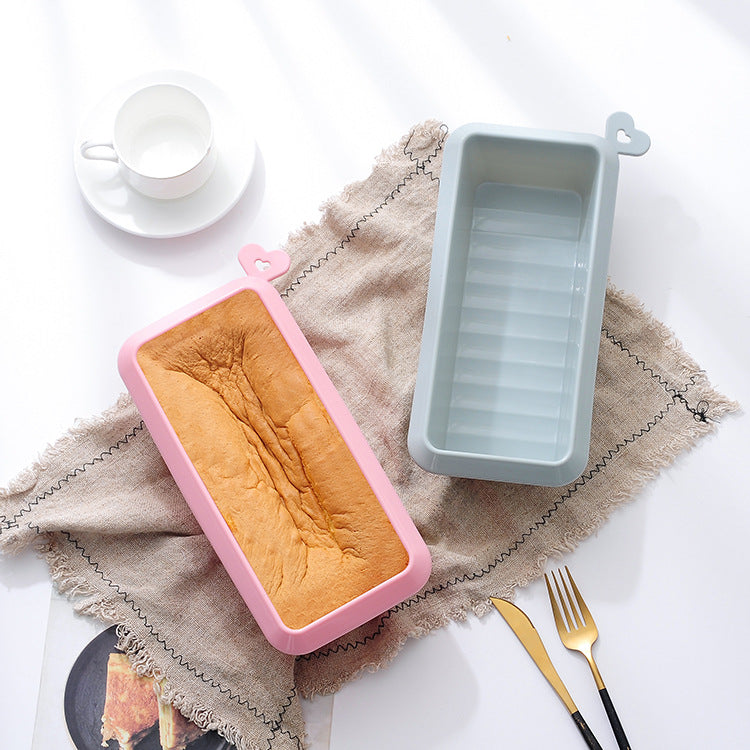 Food-grade silicone cake and bread baking pan