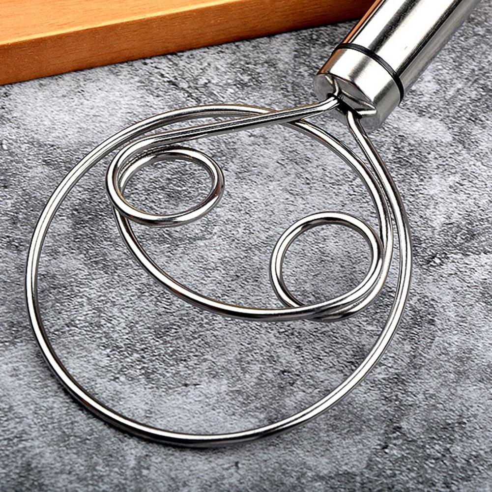 Modern Danish dough whisk for pizza and bread dough