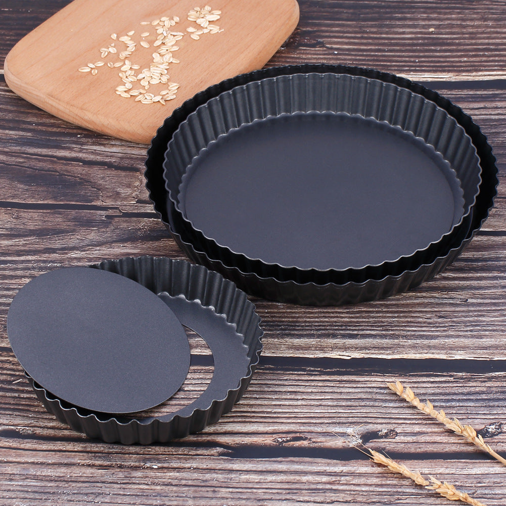 Round tart baking mold for homemade desserts