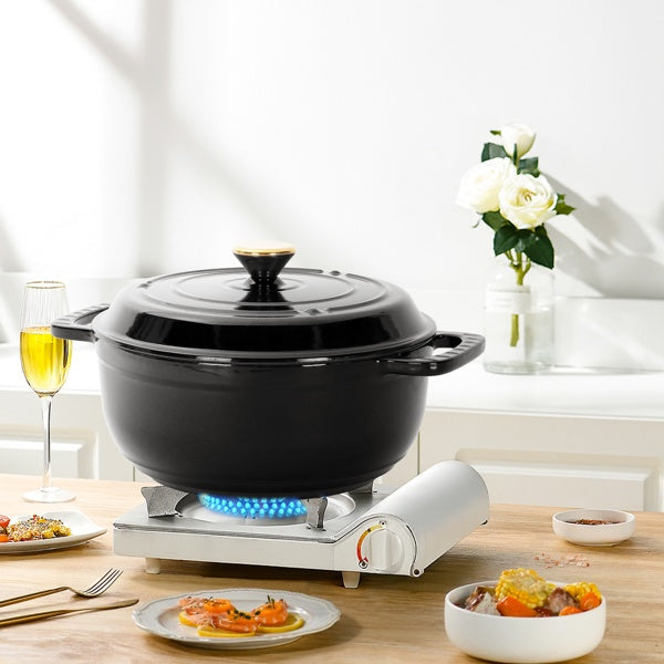 6 qt dutch oven cookware for homemade bread and stews