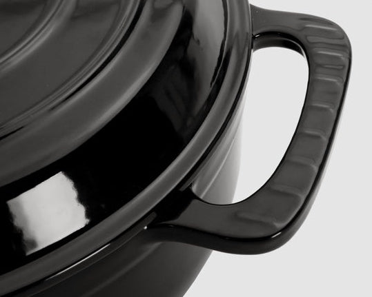 Premium cast iron pot for baking roasting and slow cooking