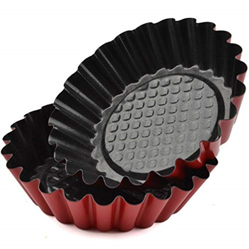 mini tart baking mold set 6pcs non stick