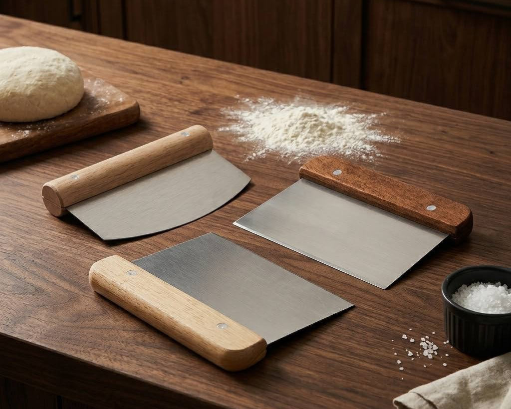 stainless steel dough scraper cutter tool