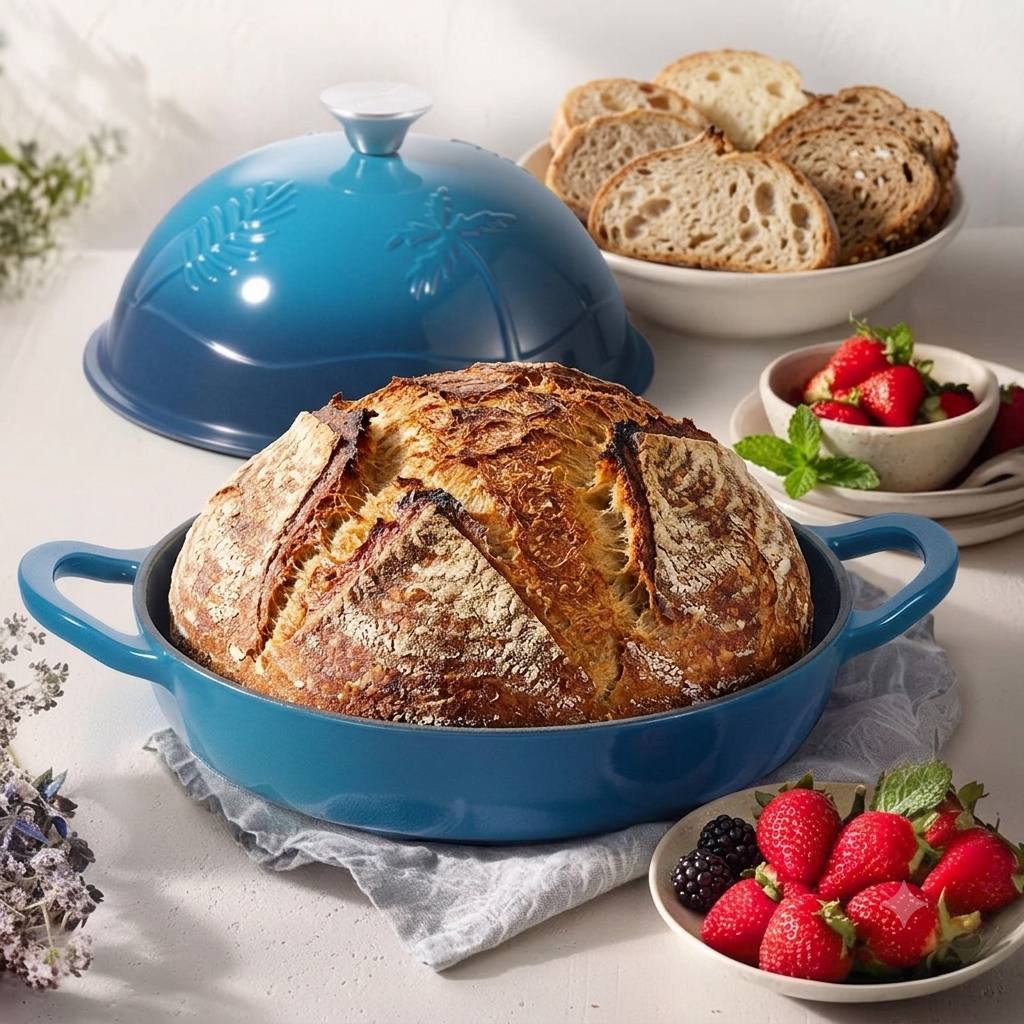 cast iron dutch oven for artisan bread
