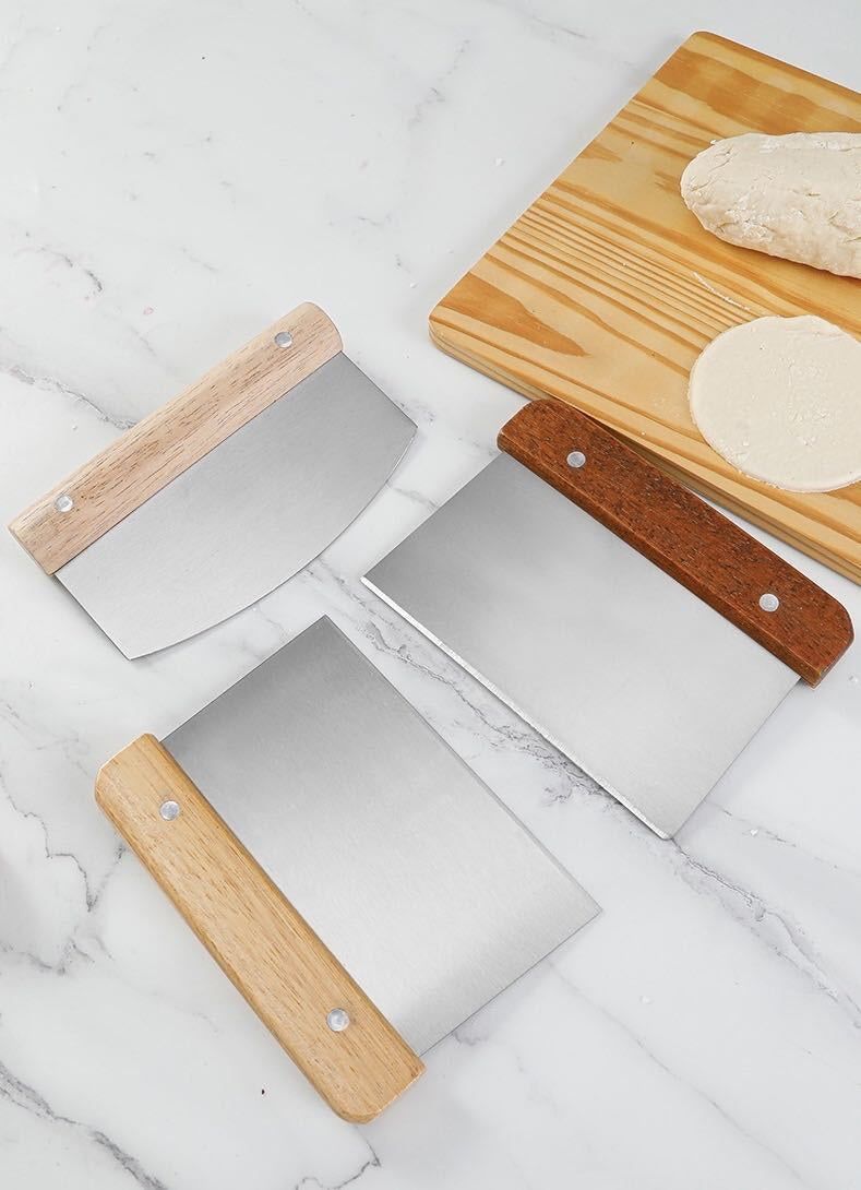 stainless steel dough scraper cutter tool