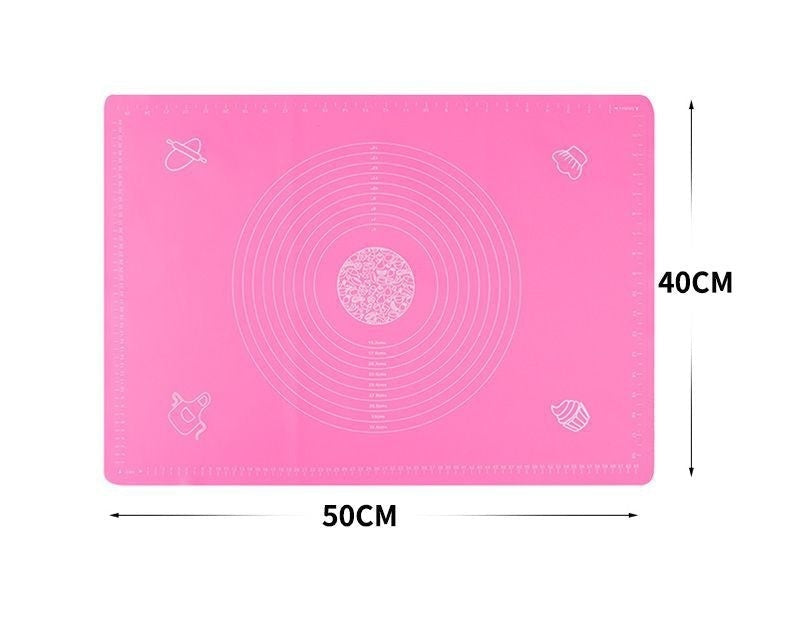 Reusable non-stick pastry mat for clean baking preparation surface