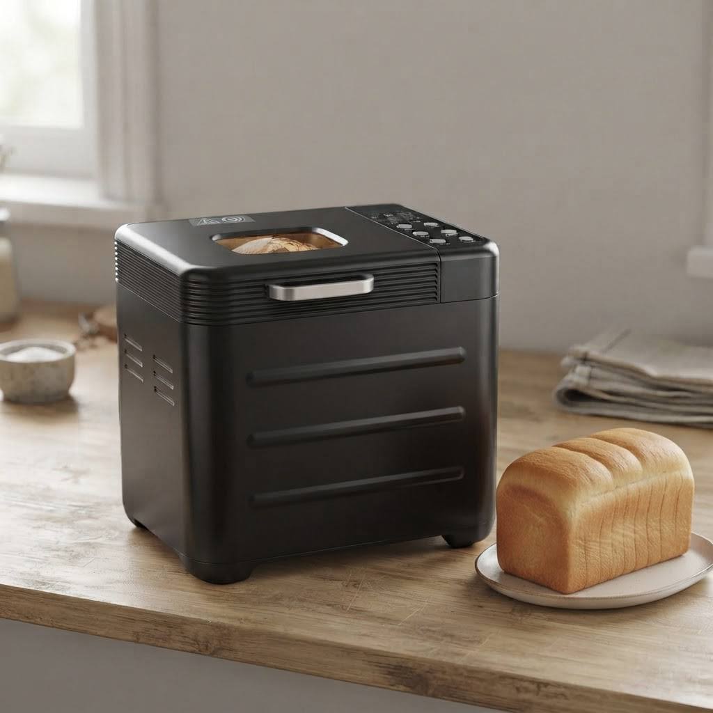 Automatic bread maker with 12 menu options