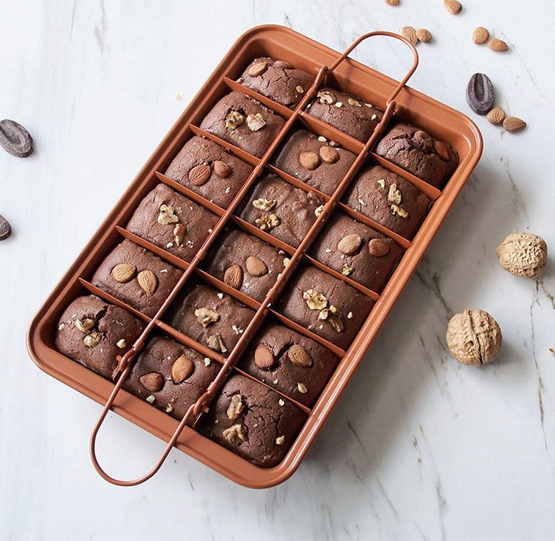  carbon steel brownie baking tray non stick