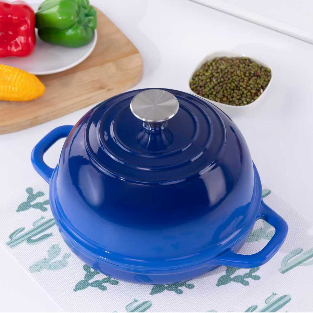 Cast iron dutch oven for bread baking
