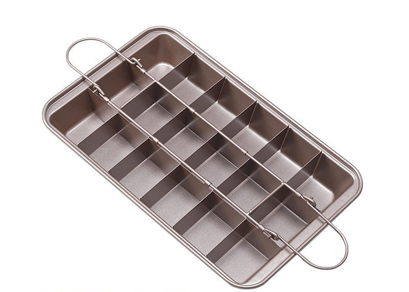 brownie tray carbon steel baking mold