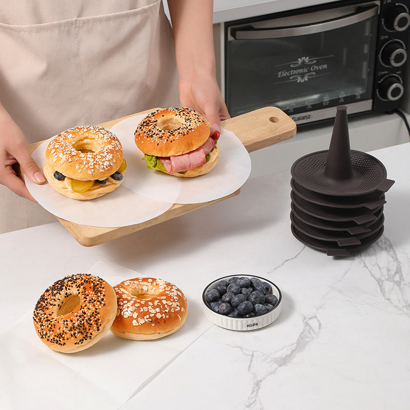 Silicone donut and bagel bakeware for home bakers