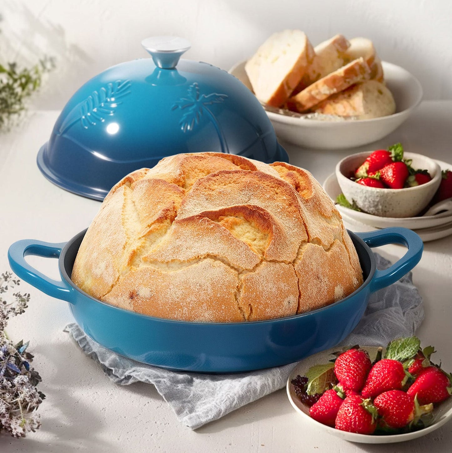 cast iron dutch oven for artisan bread
