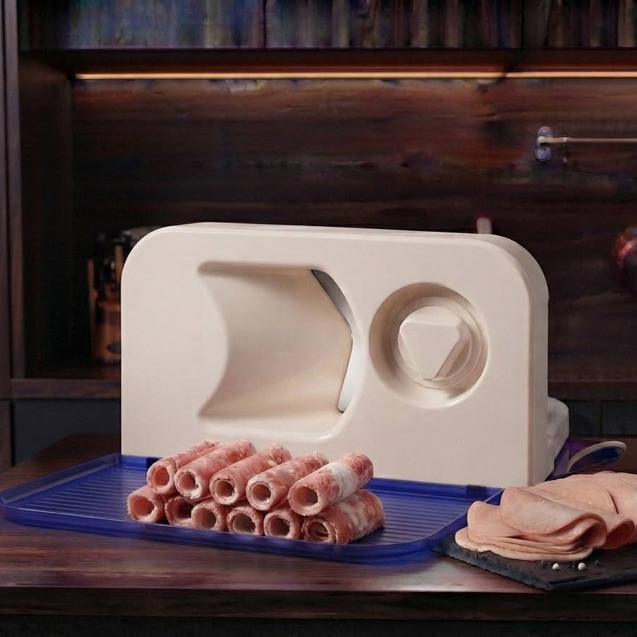  Foldable bread and meat slicing machine for kitchen use