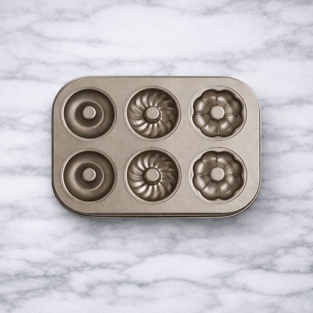 Professional donut baking pan for home bakers