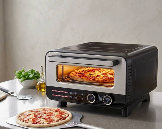 electric pizza oven with pizza stone