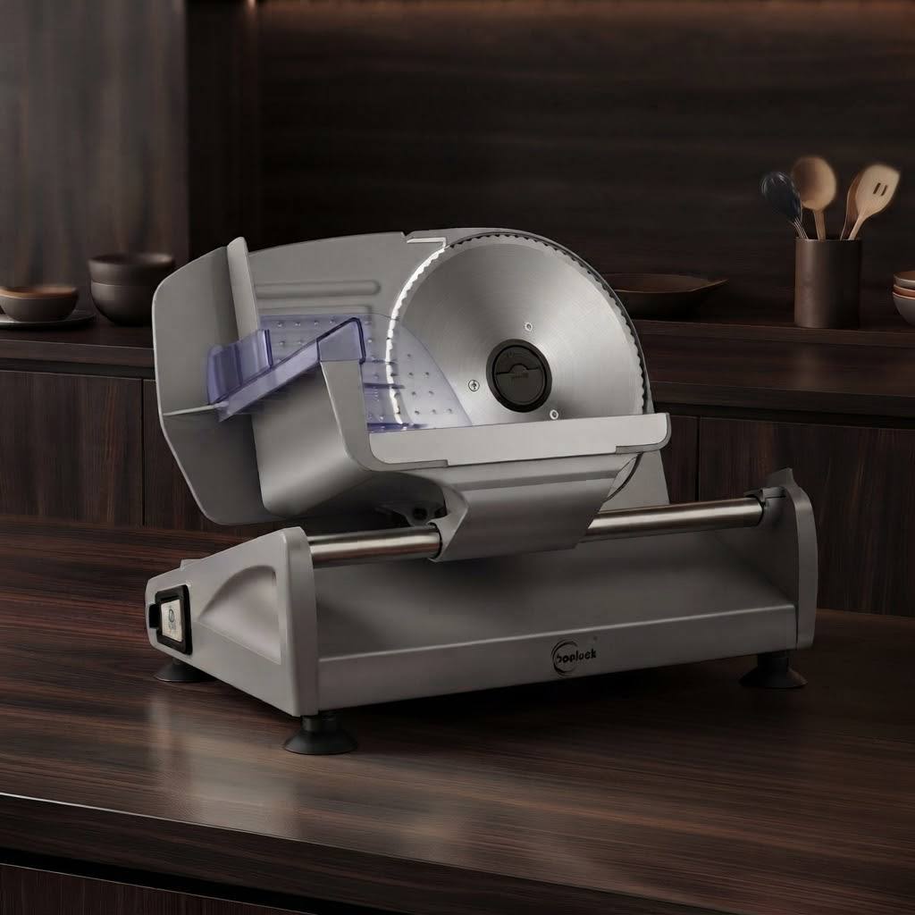 250W electric food slicer for homemade bread and meat